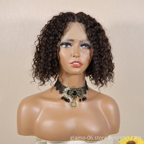 Wholesale price High Quality Human Hair T Part Lace Front water wave Wigs  Frontal Wigs Hot Selling T part lace closure  wigs